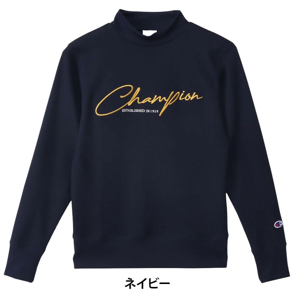 チャンピオンゴルフ ChampionGOLF　レディース 長袖 モックネック シャツ CW-CG404　2025年モデル 詳細1 詳細6