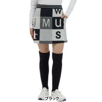 マンシングウェア Munsingwear　レディース ブロック柄 ニットスカート MG5FSK51L　2025年モデル