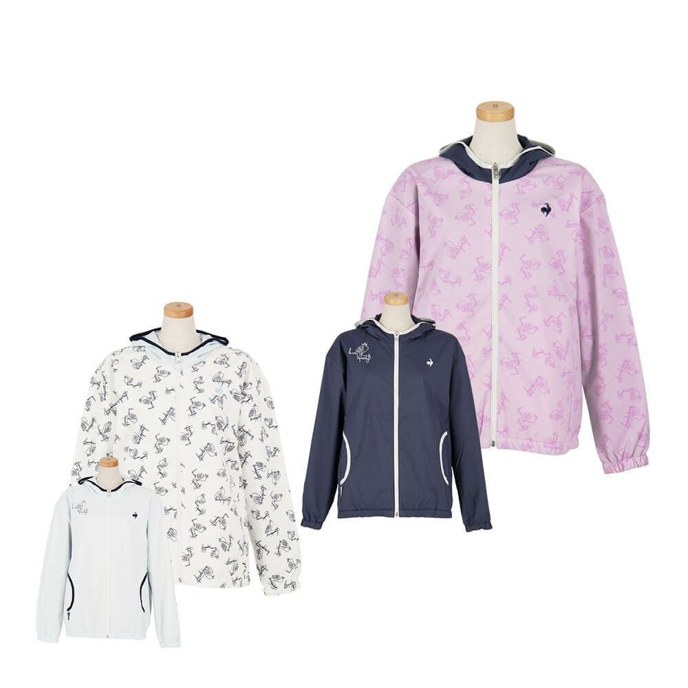 ルコック Le coq sportif レディース リバーシブル フーディー 長袖