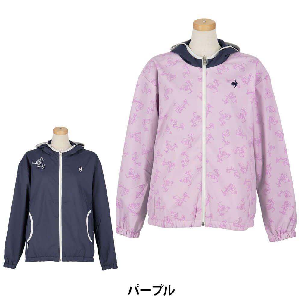 ルコック Le coq sportif レディース リバーシブル フーディー 長袖 ブルゾン LG5FWB02L 2025年モデル