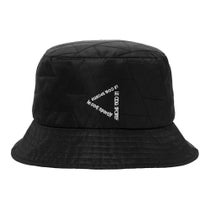 ルコック Le coq sportif　メンズ トライアングル柄 中わた ハット LG5FCP72M BK00 ブラック　2025年モデル