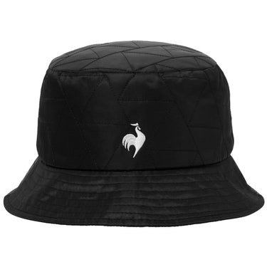 ルコック Le coq sportif　メンズ トライアングル柄 中わた ハット LG5FCP72M BK00 ブラック　2025年モデル ブラック 詳細2