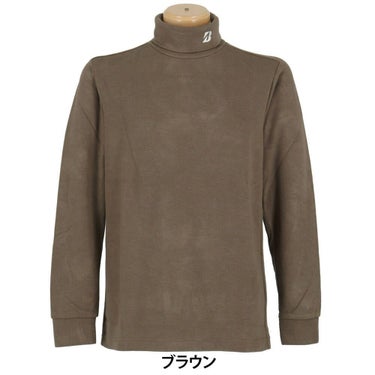 ブリヂストンゴルフ　メンズ スムース 長袖 タートルネック シャツ FGM32F　2025年モデル 詳細4