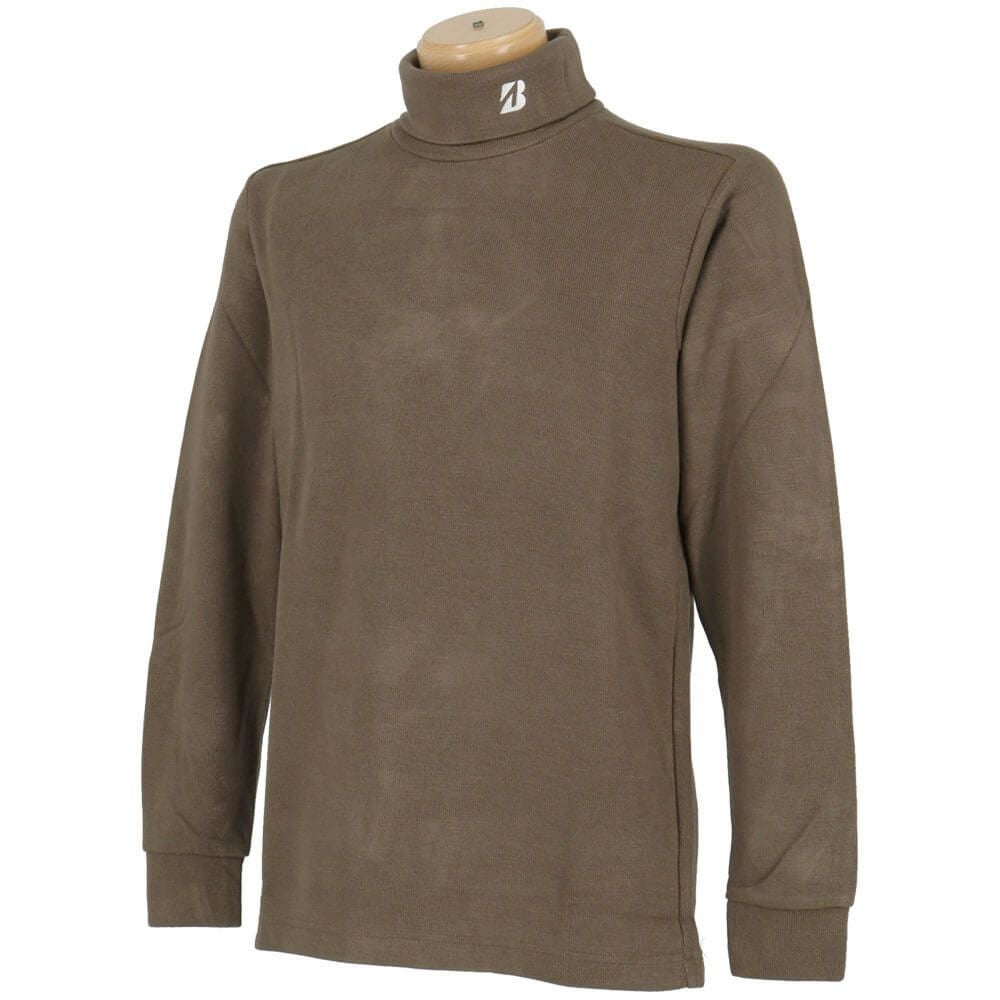 ブリヂストンゴルフ　メンズ スムース 長袖 タートルネック シャツ FGM32F　2025年モデル 詳細6