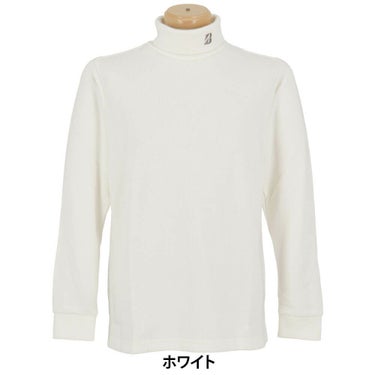 ブリヂストンゴルフ　メンズ スムース 長袖 タートルネック シャツ FGM32F　2025年モデル 詳細13