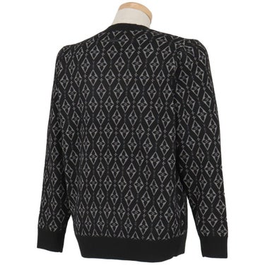 セントアンドリュース St ANDREWS　メンズ ダイヤロゴジャガード 長袖 クルーネック ニット プルオーバー 042-5270153　2025年モデル 詳細1 詳細3