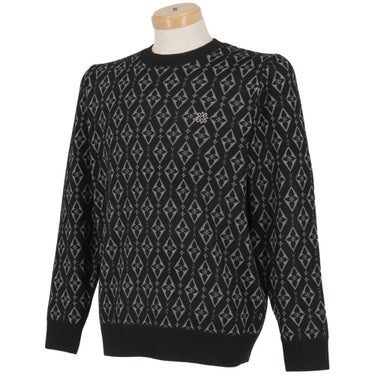 セントアンドリュース St ANDREWS　メンズ ダイヤロゴジャガード 長袖 クルーネック ニット プルオーバー 042-5270153　2025年モデル 詳細1 詳細4