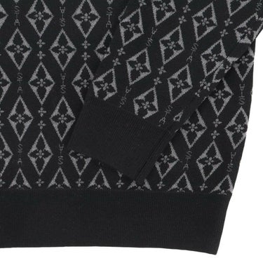 セントアンドリュース St ANDREWS　メンズ ダイヤロゴジャガード 長袖 クルーネック ニット プルオーバー 042-5270153　2025年モデル 詳細1 詳細7