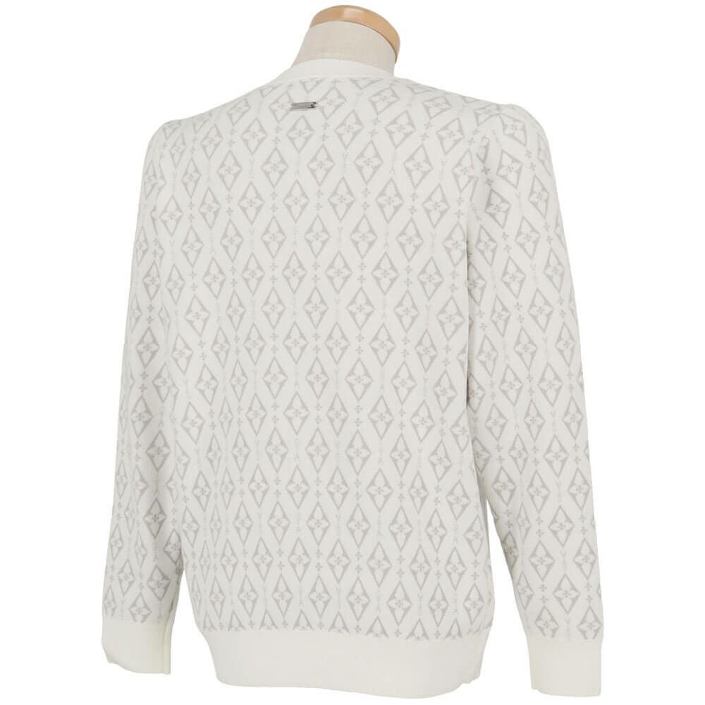 セントアンドリュース St ANDREWS　メンズ ダイヤロゴジャガード 長袖 クルーネック ニット プルオーバー 042-5270153　2025年モデル 詳細1 詳細9
