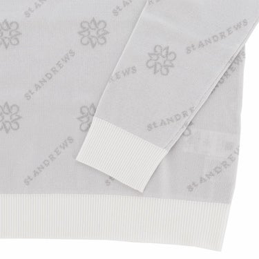 セントアンドリュース St ANDREWS　メンズ ロゴジャガード 長袖 クルーネック ニット プルオーバー 042-5270951　2025年モデル 詳細1 詳細10