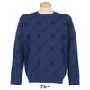 セントアンドリュース St ANDREWS　メンズ ロゴジャガード 長袖 クルーネック ニット プルオーバー 042-5270951　2025年モデル 詳細1 詳細11