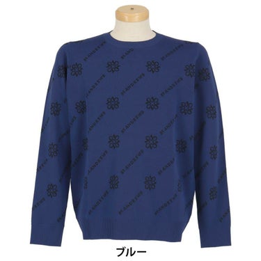 セントアンドリュース St ANDREWS　メンズ ロゴジャガード 長袖 クルーネック ニット プルオーバー 042-5270951　2025年モデル 詳細1 詳細11
