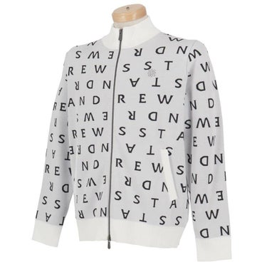 セントアンドリュース St ANDREWS　メンズ ロゴジャガード 長袖 フルジップ ニット 042-5272053　2025年モデル 詳細1 詳細7