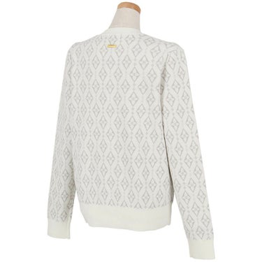 セントアンドリュース St ANDREWS　レディース ダイヤロゴジャガード 長袖 クルーネック ニット プルオーバー 043-5270154　2025年モデル 詳細1 詳細6