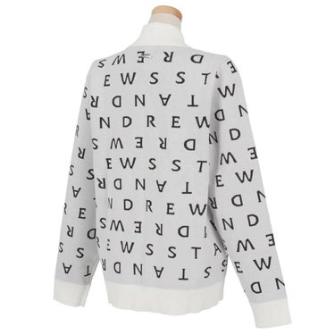 セントアンドリュース St ANDREWS　レディース ロゴジャガード 長袖 フルジップ ニット 043-5272054　2025年モデル 詳細1 詳細6