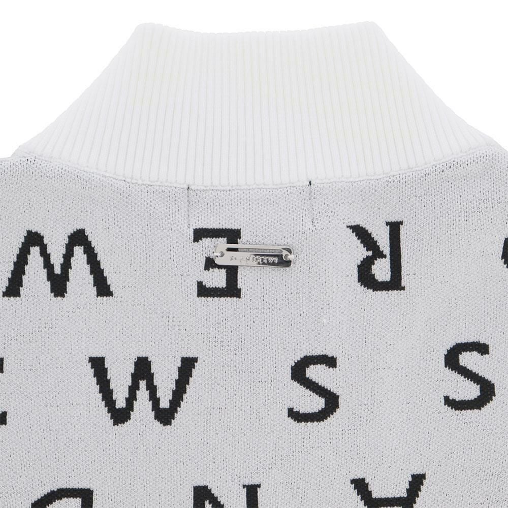 セントアンドリュース St ANDREWS　レディース ロゴジャガード 長袖 フルジップ ニット 043-5272054　2025年モデル 詳細1 詳細9