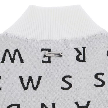 セントアンドリュース St ANDREWS　レディース ロゴジャガード 長袖 フルジップ ニット 043-5272054　2025年モデル 詳細1 詳細9