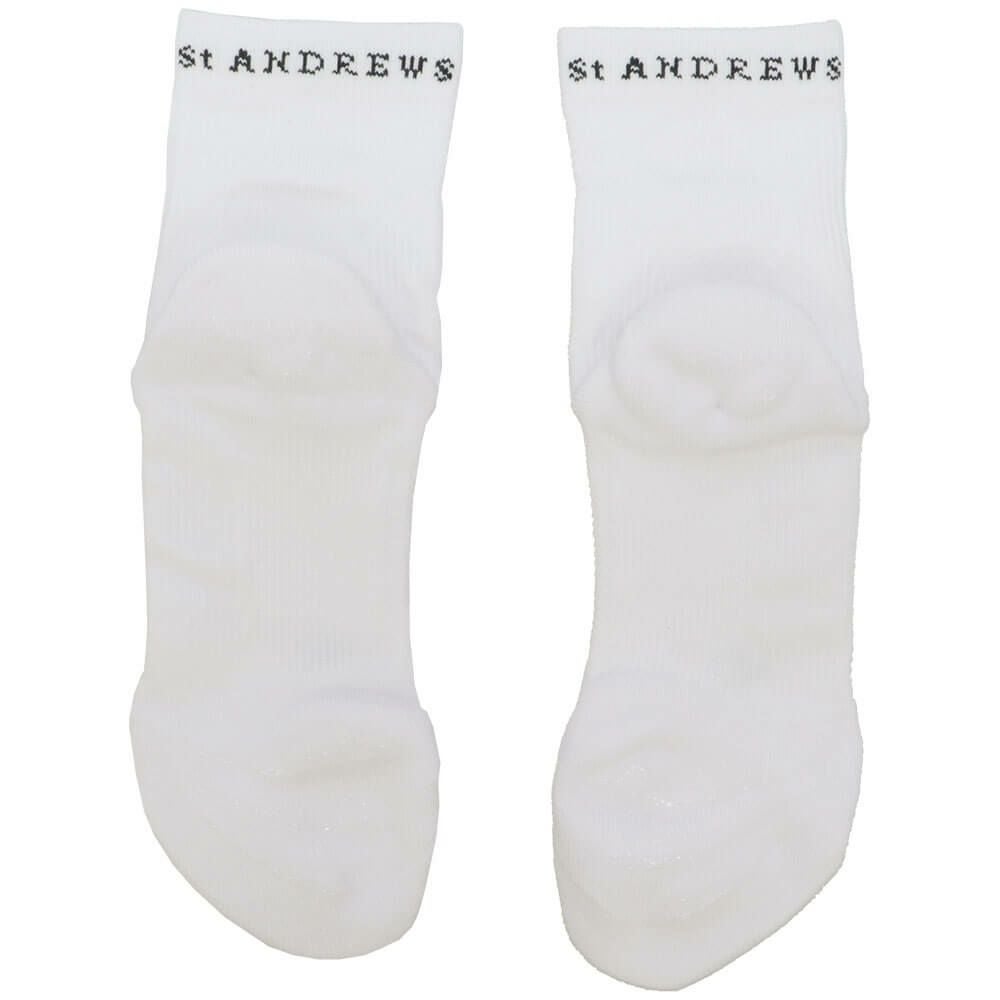 セントアンドリュース St ANDREWS　メンズ ショートソックス 042-5286853 030 ホワイト　2025年モデル ホワイト 詳細2