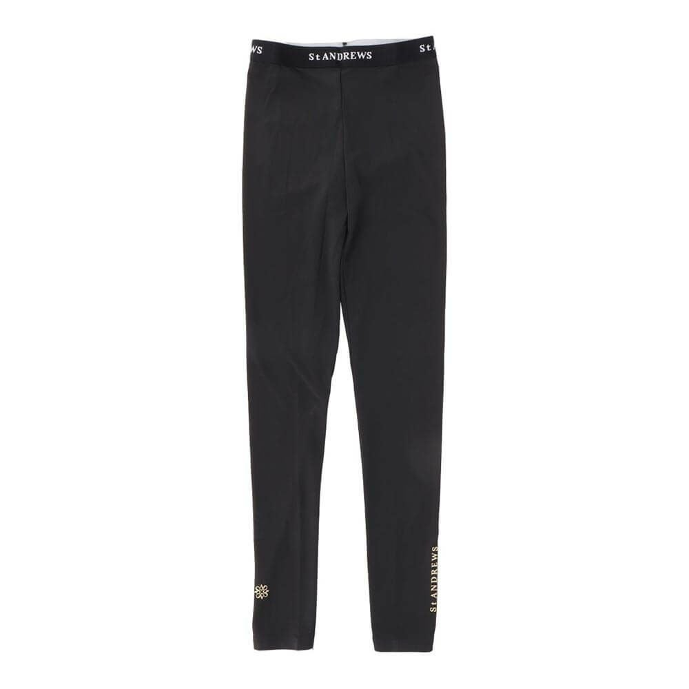 セントアンドリュース St ANDREWS レディース UV 裏起毛 レギンス 042-5284050 010 ブラック 2025年モデル ...
