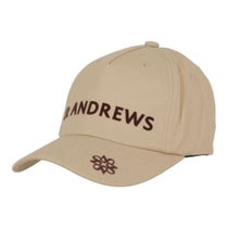 セントアンドリュース St ANDREWS　レディース 起毛 ツイル ロゴ キャップ 042-5287051 040 ベージュ　2025年モデル