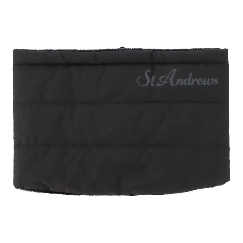 セントアンドリュース St ANDREWS タフタ ネックウォーマー 042-5284152 010 ブラック 2025年モデル