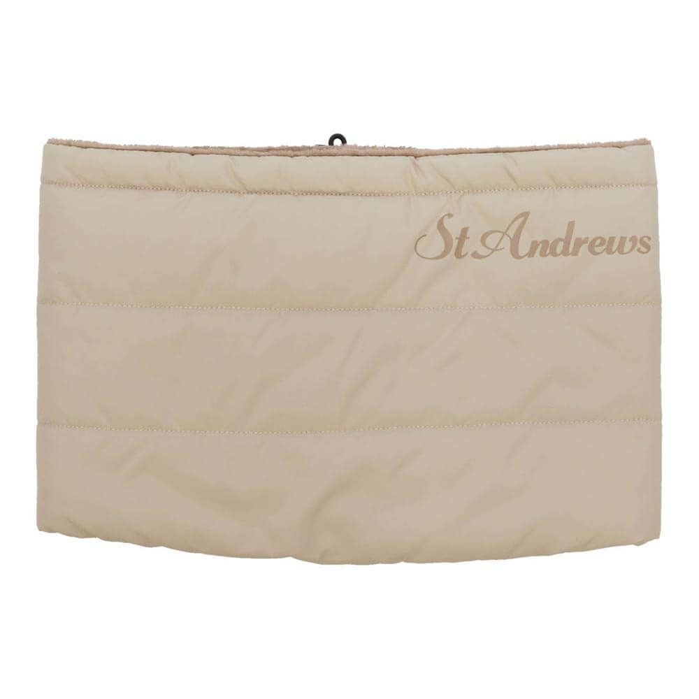 セントアンドリュース St ANDREWS　タフタ ネックウォーマー 042-5284152 040 ベージュ　2025年モデル ベージュ