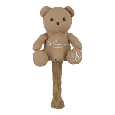セントアンドリュース St ANDREWS　ピンストライプベア ドライバー用 ヘッドカバー 042-5284001 040 ベージュ　2025年モデル ベージュ