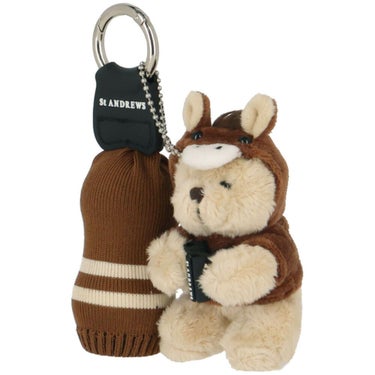 セントアンドリュース St ANDREWS　馬テディベアティー ＆ ボールケース 042-6984122 050 ブラウン　2025年モデル ブラウン 詳細3