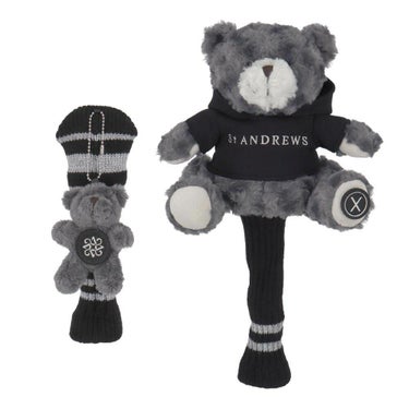 セントアンドリュース St ANDREWS　テディベア フェアウェイ用 ユーティリティ用 ヘッドカバーセット 042-6984211 020 グレー　2025年モデル グレー