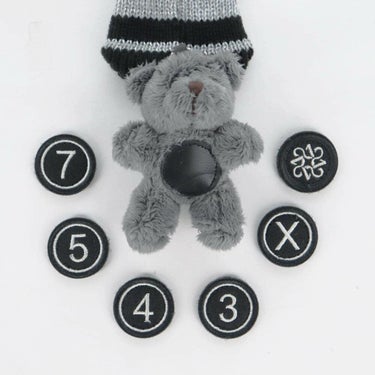 セントアンドリュース St ANDREWS　テディベア フェアウェイ用 ユーティリティ用 ヘッドカバーセット 042-6984211 020 グレー　2025年モデル グレー 詳細9