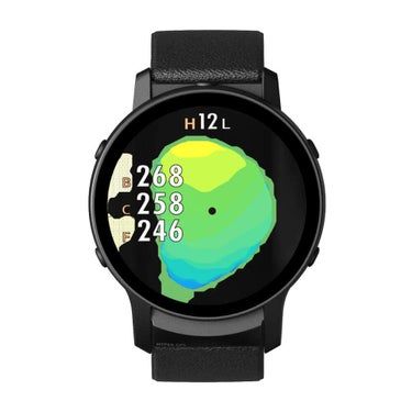 グリーンオン ザ・ゴルフウォッチ THE GOLF WATCH GS601　腕時計型 GPSゴルフナビ 距離計測器　ブラック 詳細1