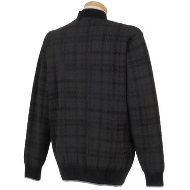 ニューバランスゴルフ　メンズ グレンチェック柄 長袖 モックネック ニット プルオーバー 012-5270007　2025年モデル 詳細3