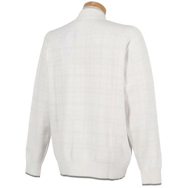 ニューバランスゴルフ　メンズ グレンチェック柄 長袖 モックネック ニット プルオーバー 012-5270007　2025年モデル 詳細6