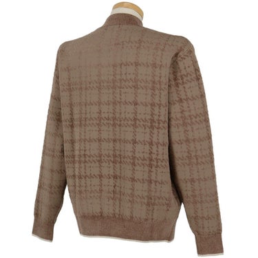 ニューバランスゴルフ　メンズ グレンチェック柄 長袖 モックネック ニット プルオーバー 012-5270007　2025年モデル 詳細9