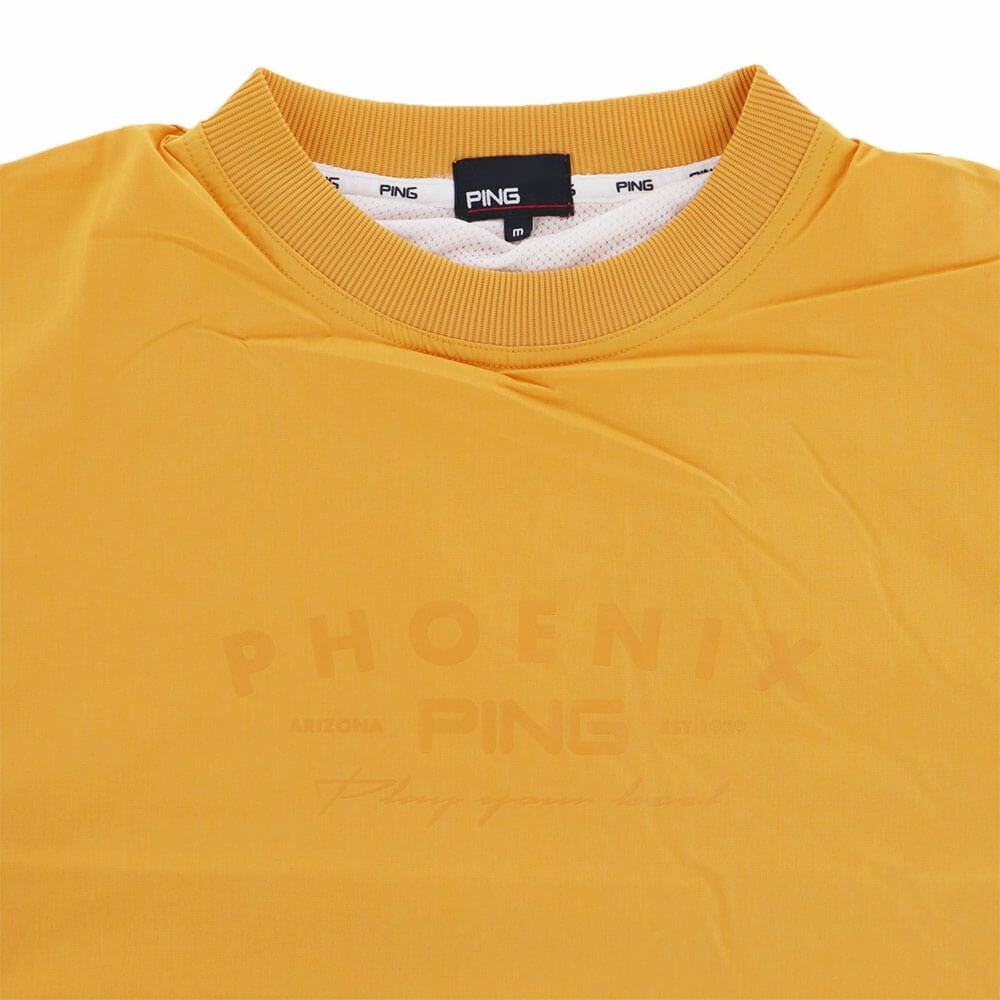 PING イエロー スウェット PHOENIX ARIZONA USA ピン PING メンズ ダブルフェイス ツインレイヤード 長袖 アウター 621