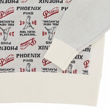 ピン PING　メンズ ジャカード 長袖 クルーネック ニット プルオーバー 621-5270002　2025年モデル 詳細1 詳細10