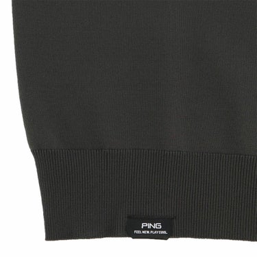 ピン PING　メンズ ハーフジップ 長袖 ハイネック ジャガード ニット 621-5275900　2025年モデル 詳細1 詳細11