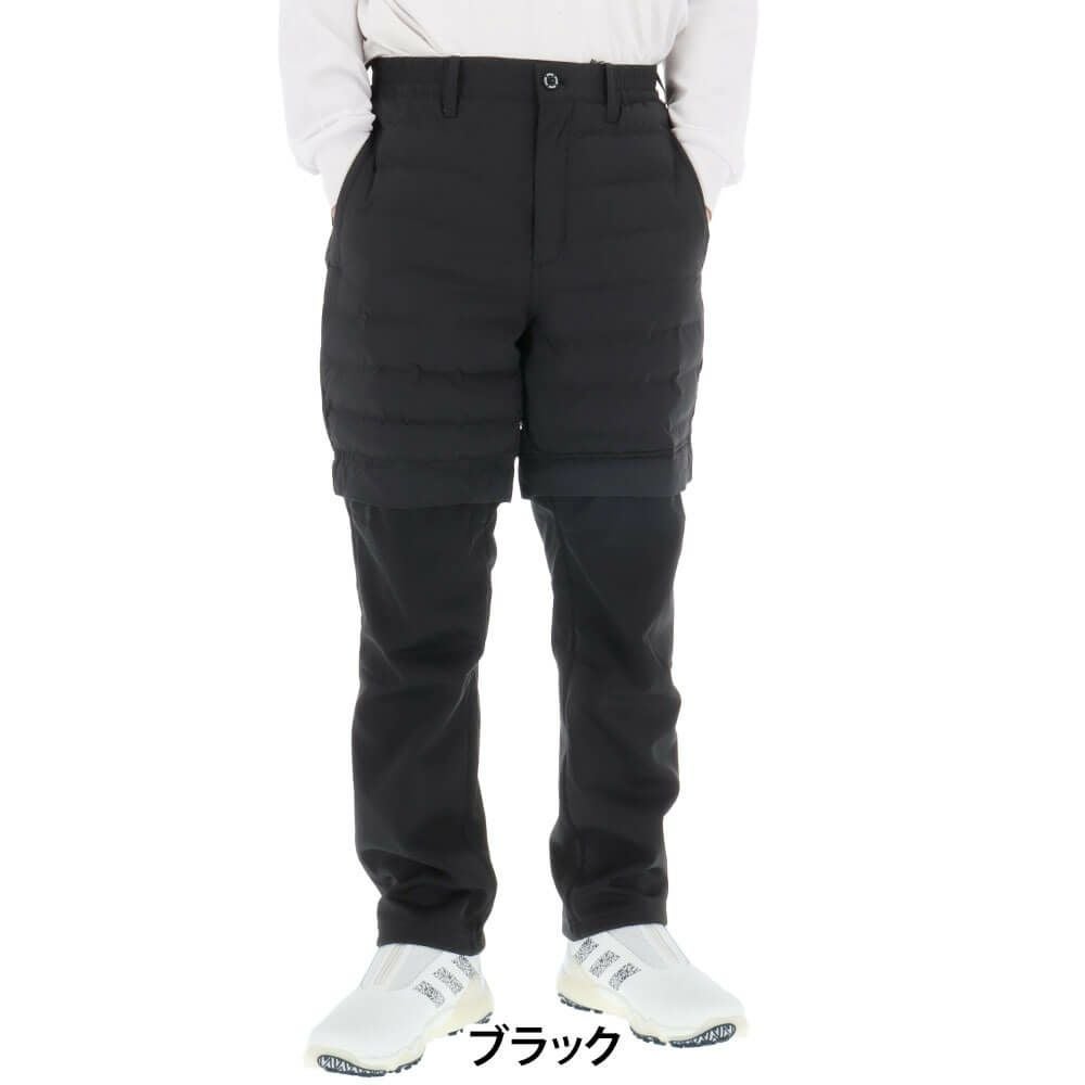 PING ゴルフパンツ 中綿 防寒 ブラック メンズ ピン PING メンズ 2WAY ハイブリッド 中綿 パンツ 621-5231006 2025年