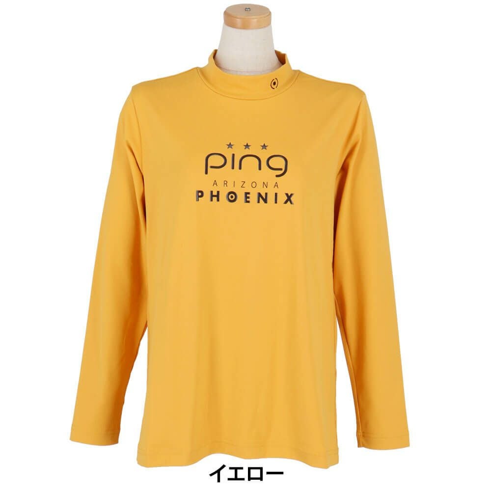 ピン PING レディース トリコット 長袖 ハイネック シャツ 622-5266001
