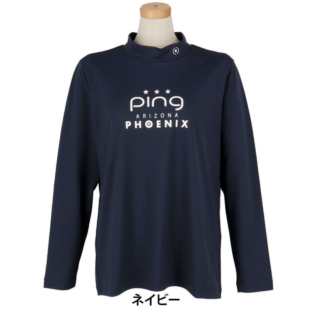 ピン PING　レディース トリコット 長袖 ハイネック シャツ 622-5266001　2025年モデル 詳細1 詳細13