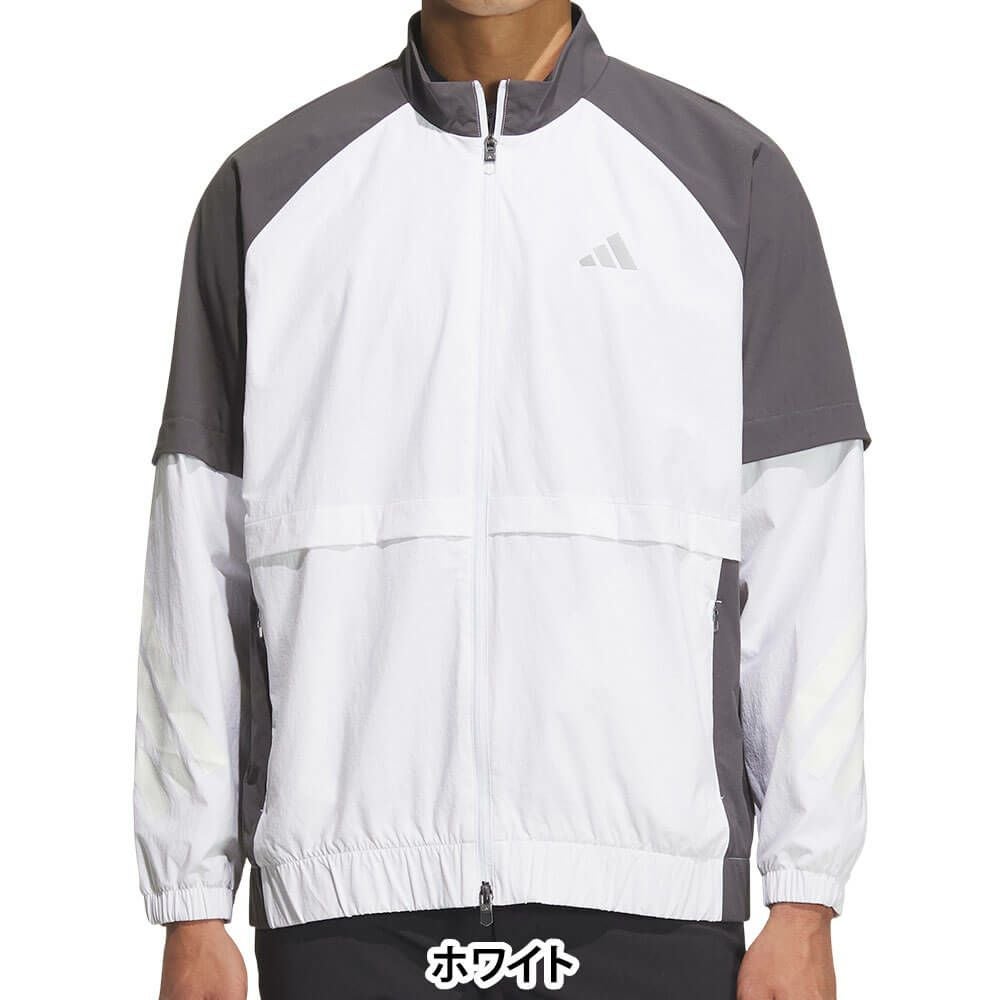 アディダス adidas　メンズ トラック 長袖 フルジップ ジャケット JUW92　2025年モデル 詳細2