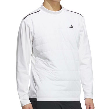 アディダス adidas　メンズ アディゼロ Frost Guard キルトコンビネーション 長袖 モックネック シャツ JWJ83　2025年モデル 詳細4