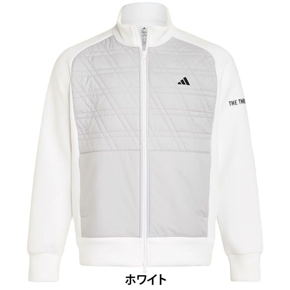 アディダス adidas　メンズ ファブリックミックス 長袖 フルジップ ジャケット OFG58　2025年モデル 詳細2