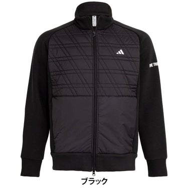 アディダス adidas　メンズ ファブリックミックス 長袖 フルジップ ジャケット OFG58　2025年モデル 詳細5