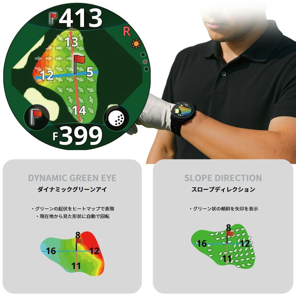 ショットナビ Shot Navi VELLIX V12 べリックス 1.2インチ AMOLED