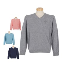 MOCO モコ メンズ カシミヤ 長袖 Vネック セーター 21-1252030 2025年モデル