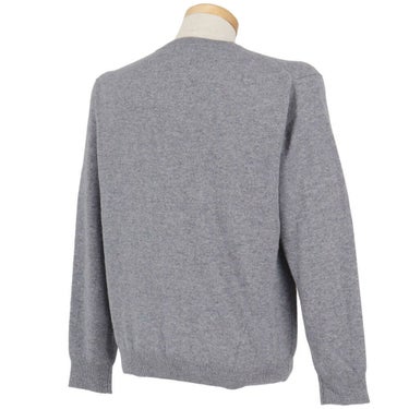 MOCO モコ　メンズ カシミヤ 長袖 Vネック セーター 21-1252030　2025年モデル 詳細3