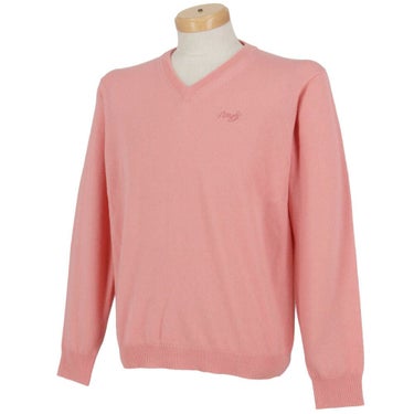 MOCO モコ　メンズ カシミヤ 長袖 Vネック セーター 21-1252030　2025年モデル 詳細7