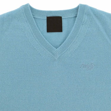 MOCO モコ　メンズ カシミヤ 長袖 Vネック セーター 21-1252030　2025年モデル 詳細11