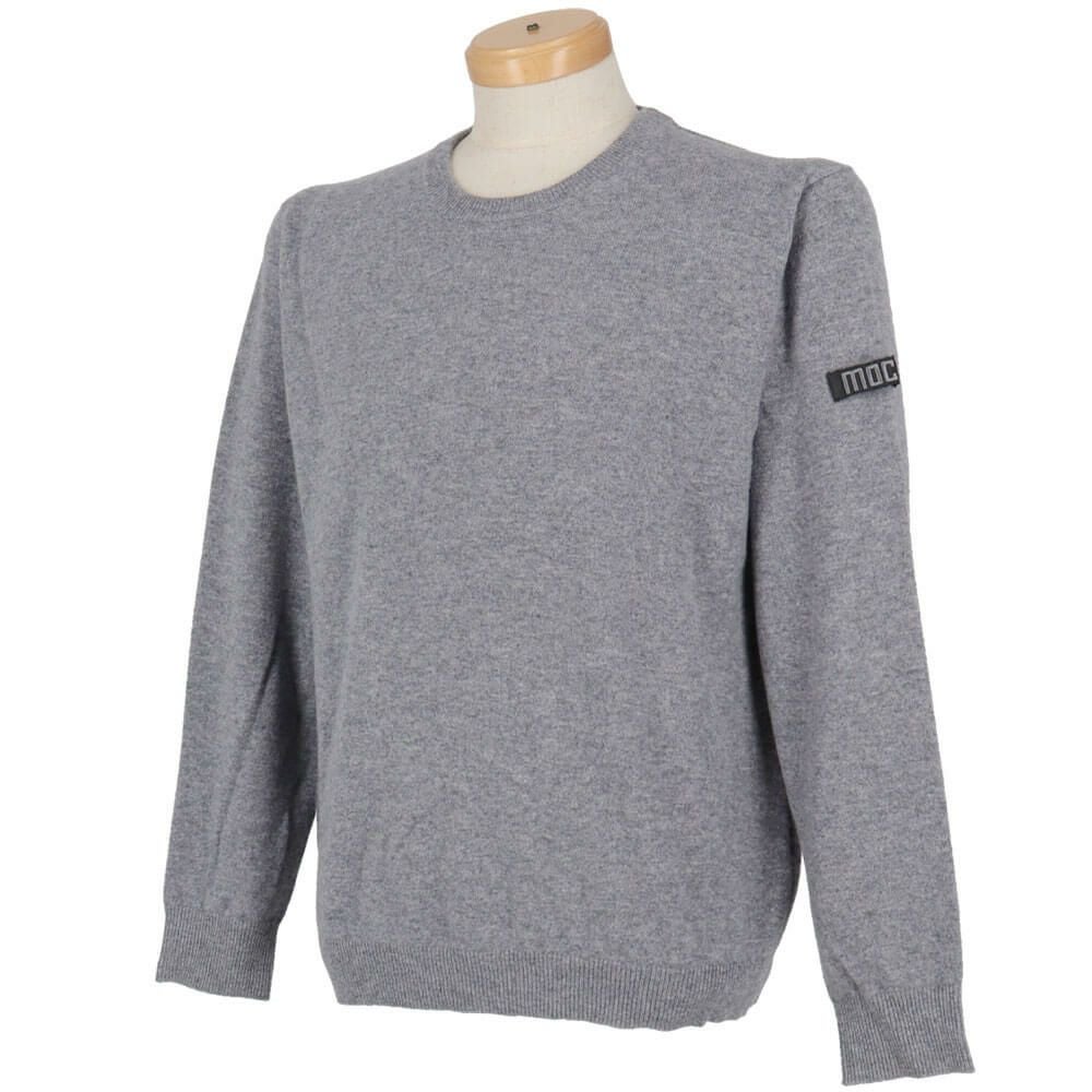 MOCO モコ　メンズ カシミヤ 長袖 クルーネック セーター 21-1252031　2025年モデル 詳細4